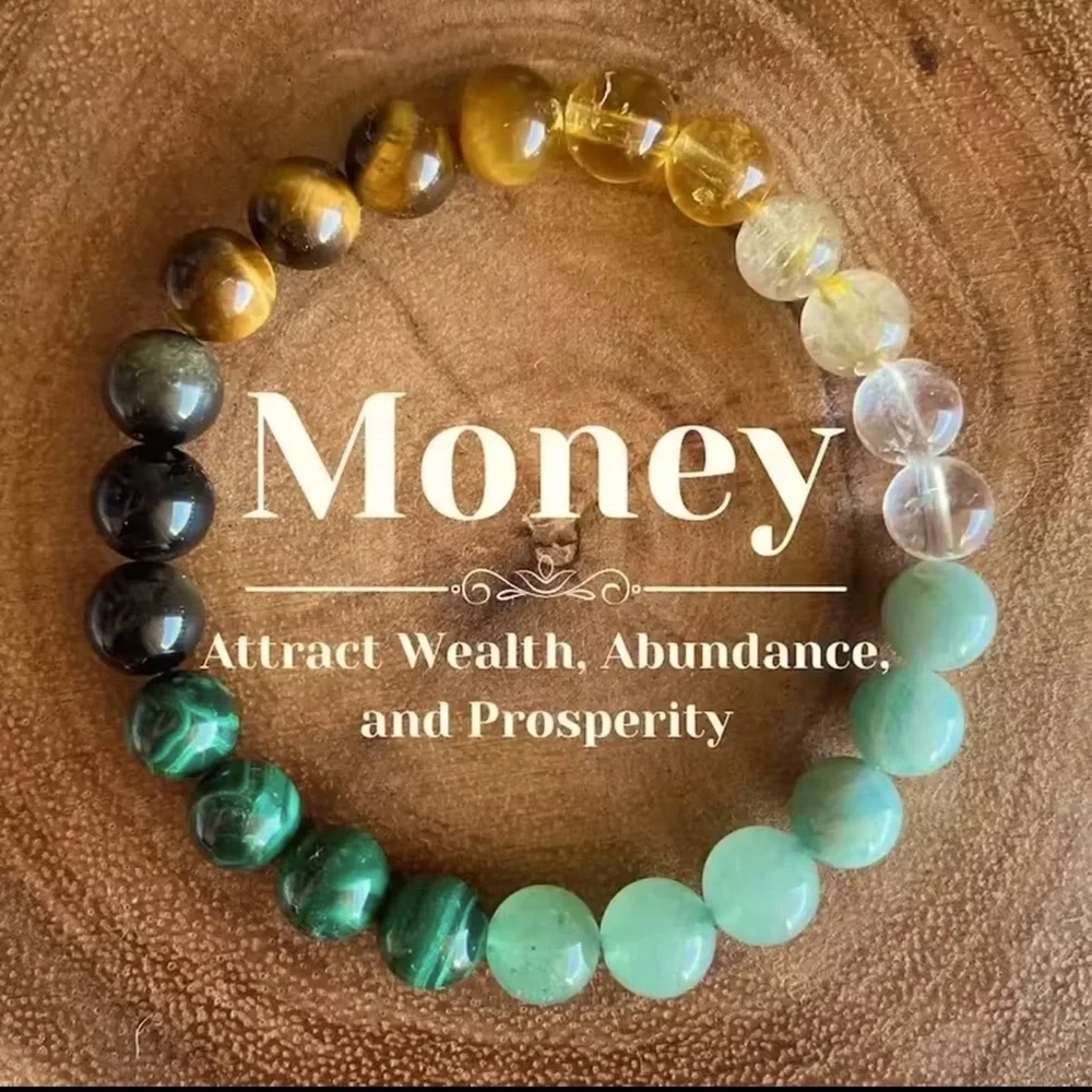 Prosperity Crystal Bracelet – Money, Wealth & Abundance Energy Beads - Picture 2 of 9
